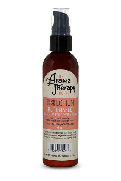 Handmade Butt Naked Lotion - 4 oz. - The Aromatherapy Shoppe Virginia Beach
