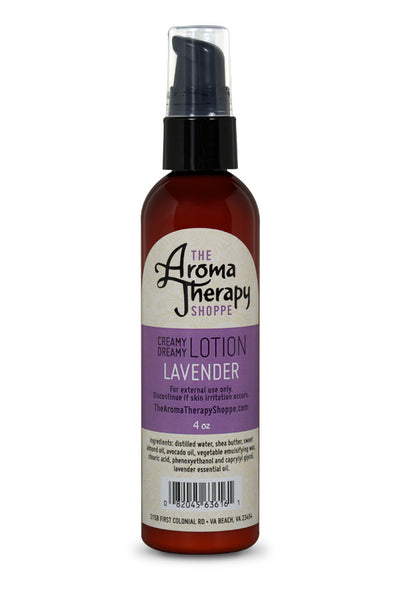Handmade Lavender Lotion - 4 oz. - The Aromatherapy Shoppe Virginia Beach